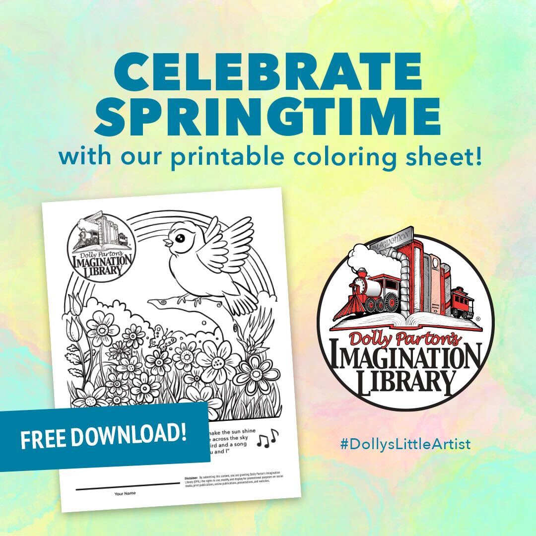 Springtime Colouring Sheet